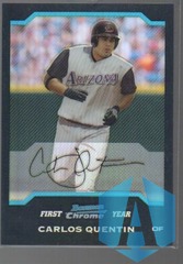 2004 Bowman Chrome Carlos Quentin Rookie Refractor #202